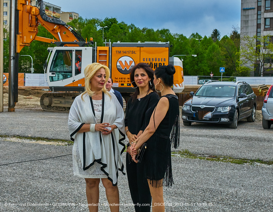 11. Mai 2017 - Grundsteinlegung für die LOGE und dem Kulturquadrat in Neuperlach